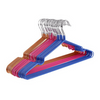 10-Piece Non-Slip Rubber-Coated Metal Hangers - Space-Saving - Mega Cart