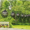 10 Piece Spiral Ball Solar String Lights - Mega Cart