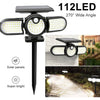 112LED Motion Sensor Solar Light - Mega Cart
