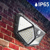 114 LED Solar Motion Sensor Wall Light - Waterproof & Bright - Mega Cart