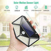 114 LED Solar Motion Sensor Wall Light - Waterproof & Bright - Mega Cart