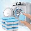 12 Piece Washing Machine Effervescent Cleaning Block - Mega Cart