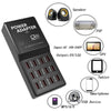 12-Port USB Charging Station with LED - Mega Cart