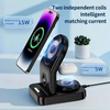 15W 3 In 1 Wireless Desk Charger - Mega Cart