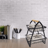 2-Tier Countertop Fruit Basket Storage With Handle - Mega Cart