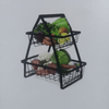 2-Tier Countertop Fruit Basket Storage With Handle - Mega Cart