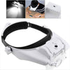3 LED Helmet Magnifier for Crafts and Repairs - Mega Cart