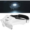 3 LED Helmet Magnifier for Crafts and Repairs - Mega Cart