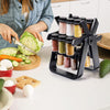 360 Rotating Spice Rack with 18 Jars - Mega Cart