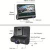Triple Camera Vehicle DVR Dash Cam Recorder