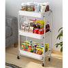 Rolling Storage Trolley – 3 Tier Organizer Rack - Mega Cart