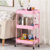 Rolling Storage Trolley – 3 Tier Organizer Rack - Mega Cart