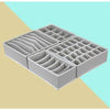 4 Piece Foldable Storage Drawers - Portable & Multi-Compartment - Mega Cart