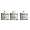4 Piece Stainless Steel Bread Bin & Canister Set - Mega Cart