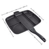 5-in-1 Non-Stick Magic Pan for Easy Multi-Section Cooking - Mega Cart