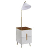 PrimeNest - Victoria Side Pedestal Lamp Table