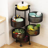 Rolling 5 Tier Basket Shelf Organizer - Mega Cart
