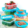 6-Piece Airtight Stackable Food Storage Containers - Mega Cart