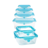 6-Piece Airtight Stackable Food Storage Containers - Mega Cart