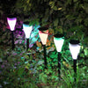 6 Piece Solar Powered Waterproof Outdoor Garden Lights - Mega Cart
