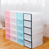 6 Piece Stackable Shoe Storage Boxes - Clear, Space-Saving Organiser - Mega Cart