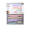 6 Piece Stainless Steel Corrugated Kitchen Knife Set - Mega Cart