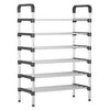 6 Tier Adjustable Shoe Rack - Space-Saving Organiser for Shoes - Mega Cart