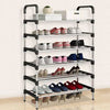 6 Tier Adjustable Shoe Rack - Space-Saving Organiser for Shoes - Mega Cart