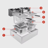 6L + 6L Stainless Steel Double Deep Fryer - Mega Cart
