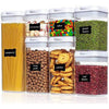 7 Piece BPA-Free Airtight Food Storage Containers Set - Mega Cart