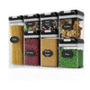 7 Piece BPA-Free Airtight Food Storage Containers Set - Mega Cart
