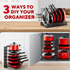 Adjustable Pots and Pans Rack Organizer - Mega Cart
