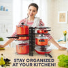 Adjustable Pots and Pans Rack Organizer - Mega Cart