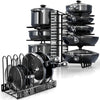 Adjustable Pots and Pans Rack Organizer - Mega Cart