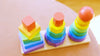Wooden Geometric Stacker Blocks for Toddlers - Mega Cart