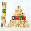 ABC Wooden Blocks Set with Storage Box – 48 Piece - Mega Cart