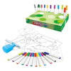 Creative Blow Pens with Stencil Templates for Kids - Mega Cart