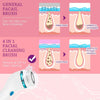 Electric 4-in-1 Rechargeable Face Cleaning Brush - Mega Cart