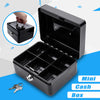 Metal Cash Storage Box for Cash & Valuables - Mega Cart