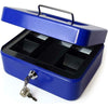 Metal Cash Storage Box for Cash & Valuables - Mega Cart
