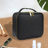 LED Makeup Bag with 3-Color Mirror – Travel Cosmetic Case - Mega Cart