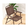 Folding Patio Chair with Armrests