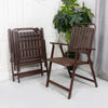 Folding Patio Chair with Armrests