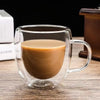 Double Wall Glass Mug – Hot & Cold Drink Tumbler - Mega Cart