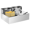 6L Dual Basket Electric Deep Fryer - Mega Cart