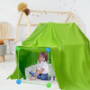 Build Your Own Fort – 86 Piece Den Construction Set for Kids - Mega Cart