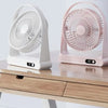 Rechargeable USB Fan with Smart Display - Mega Cart