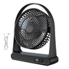 Rechargeable USB Fan with Smart Display - Mega Cart