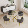 PrimeNest - Violet 5 Piece Contemporary Dining Room Set