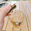 Cute Bear Glass Cup with Straw - Mega Cart